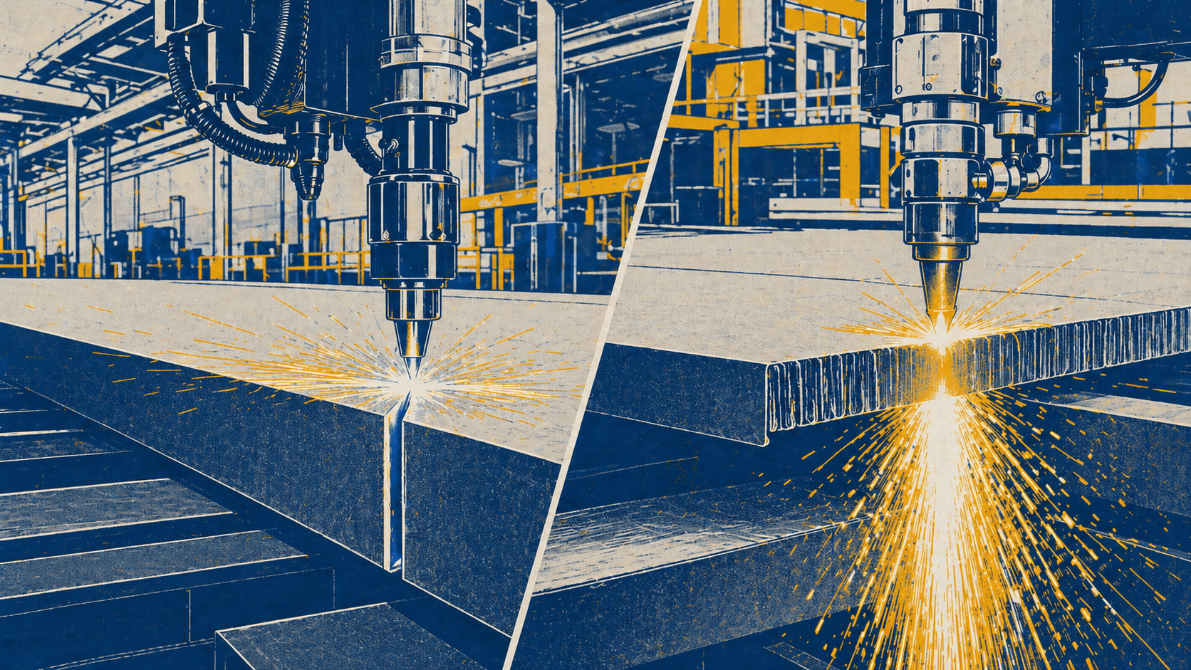 Corte por plasma vs oxicorte: comparativa técnica para industria pesada