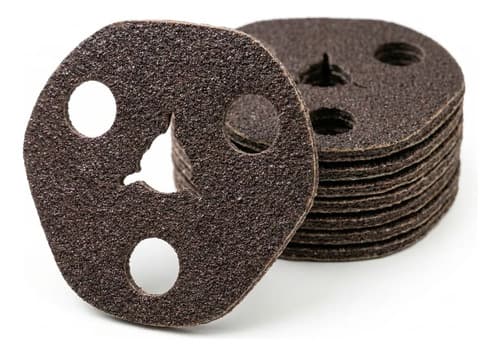 Pack 10 Discos Fibra Norton Avos F227 Grana 50 - 115x22mm Negro